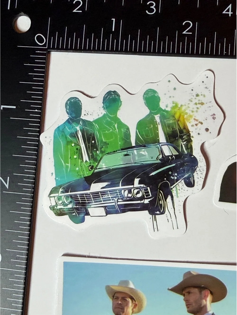 Stickers. 5 pack. Supernatural. Sam Dean Castiel